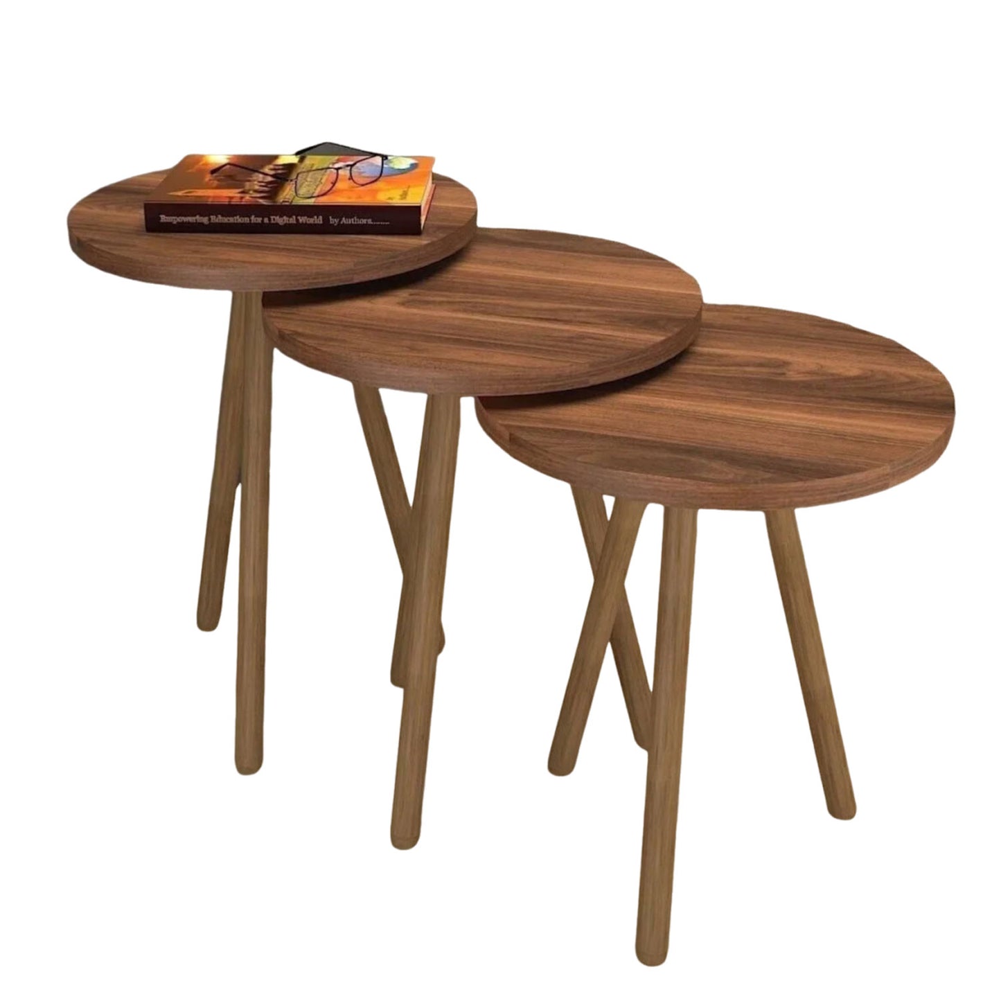 Beistelltisch 3'er Set in 4x Designs