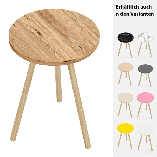 Beistelltisch Dreibein 9x Farben