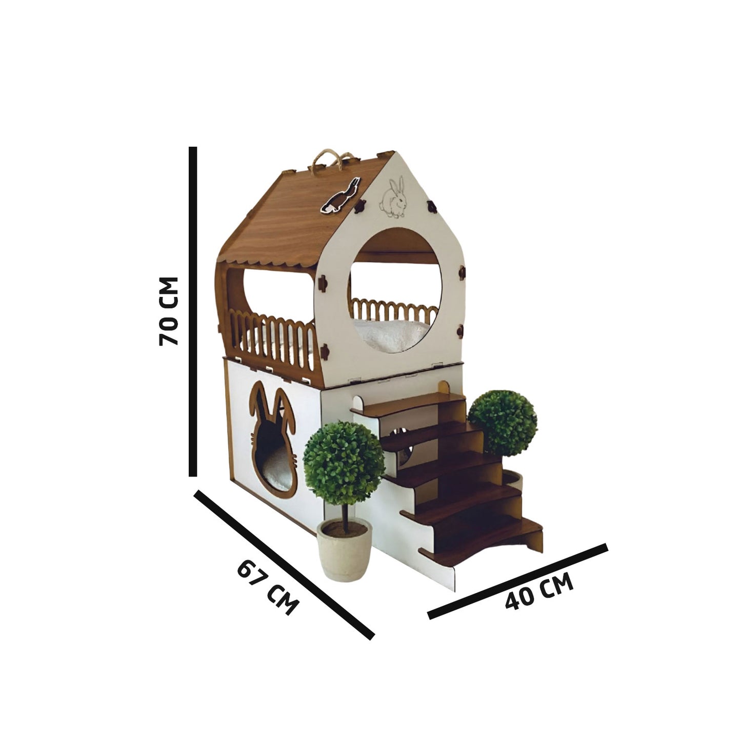 XL Kaninchenhaus