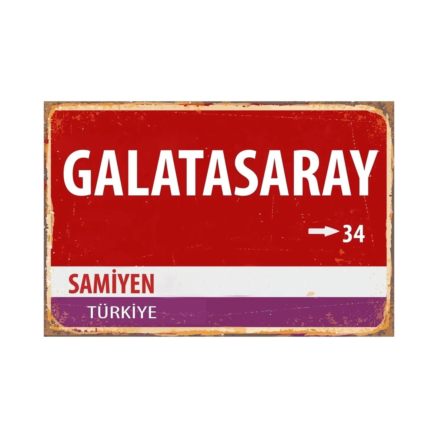 Galatasaray Samiyen Nostalgie Wandbild
