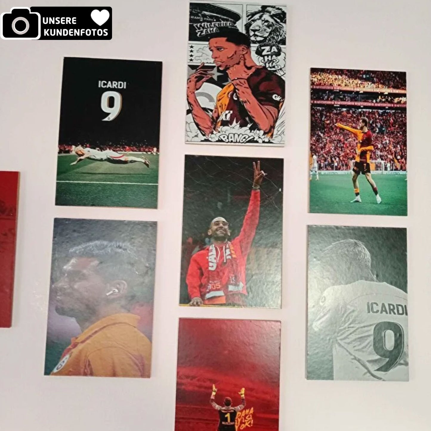 Galatasaray Wandbild Set 6-Teilig Fan-Edition