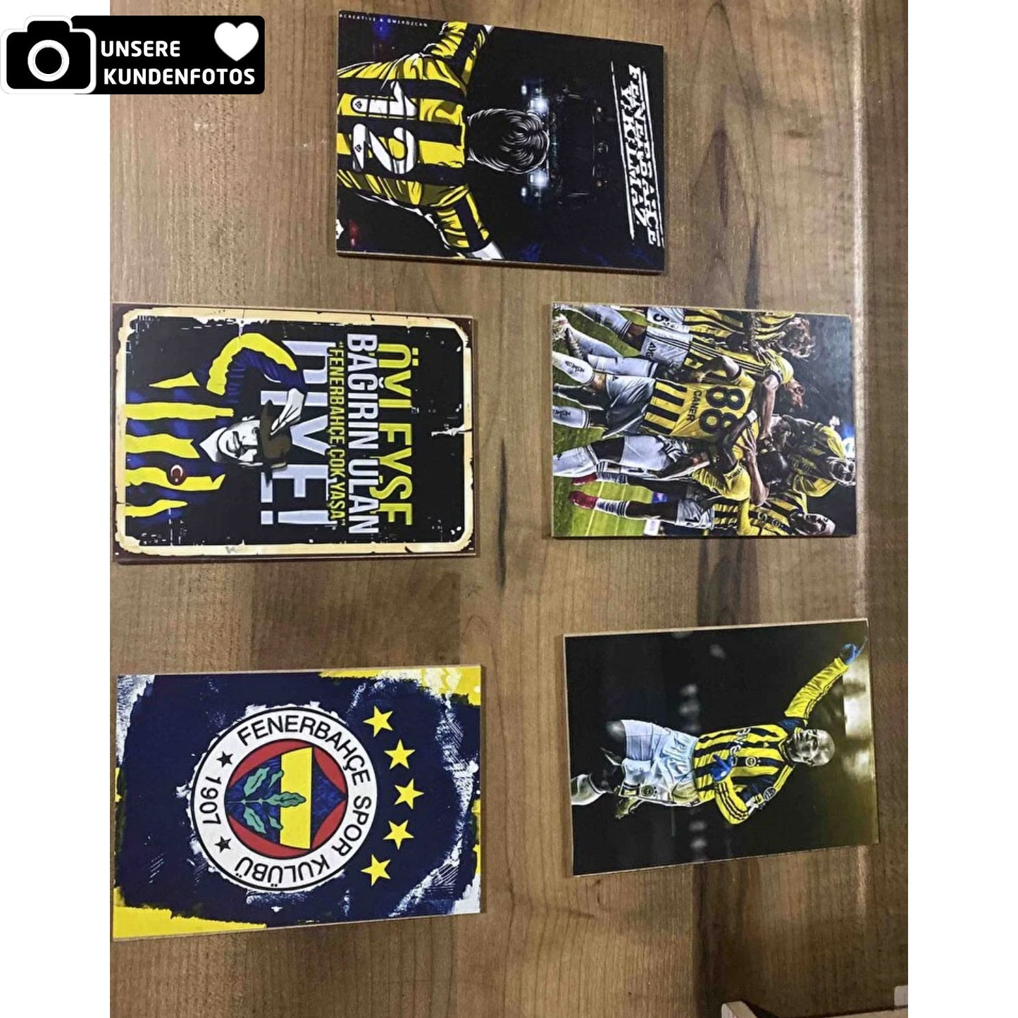 Fenerbahce Wandbild Set 6-Teilig Fan-Edition