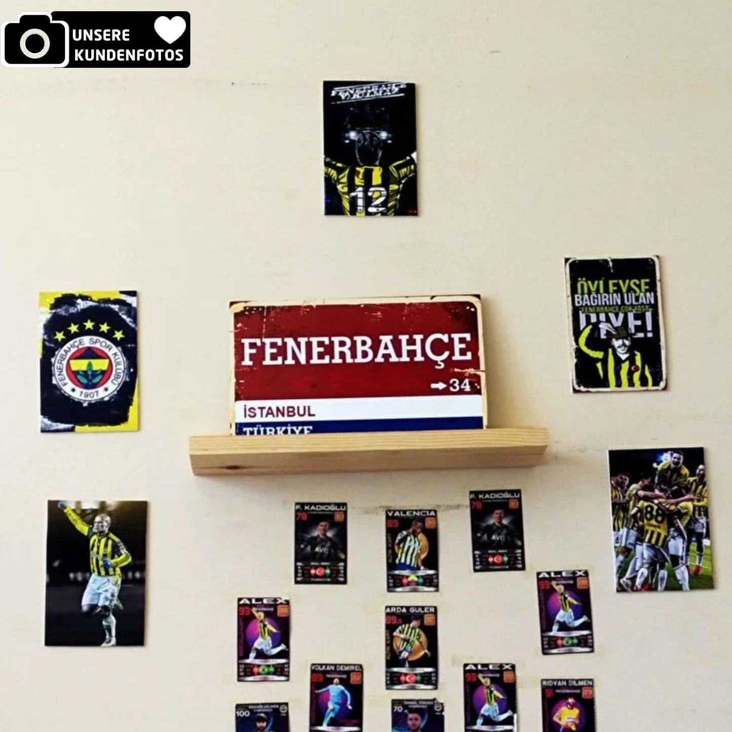 Fenerbahce Wandbild Set 6-Teilig Fan-Edition