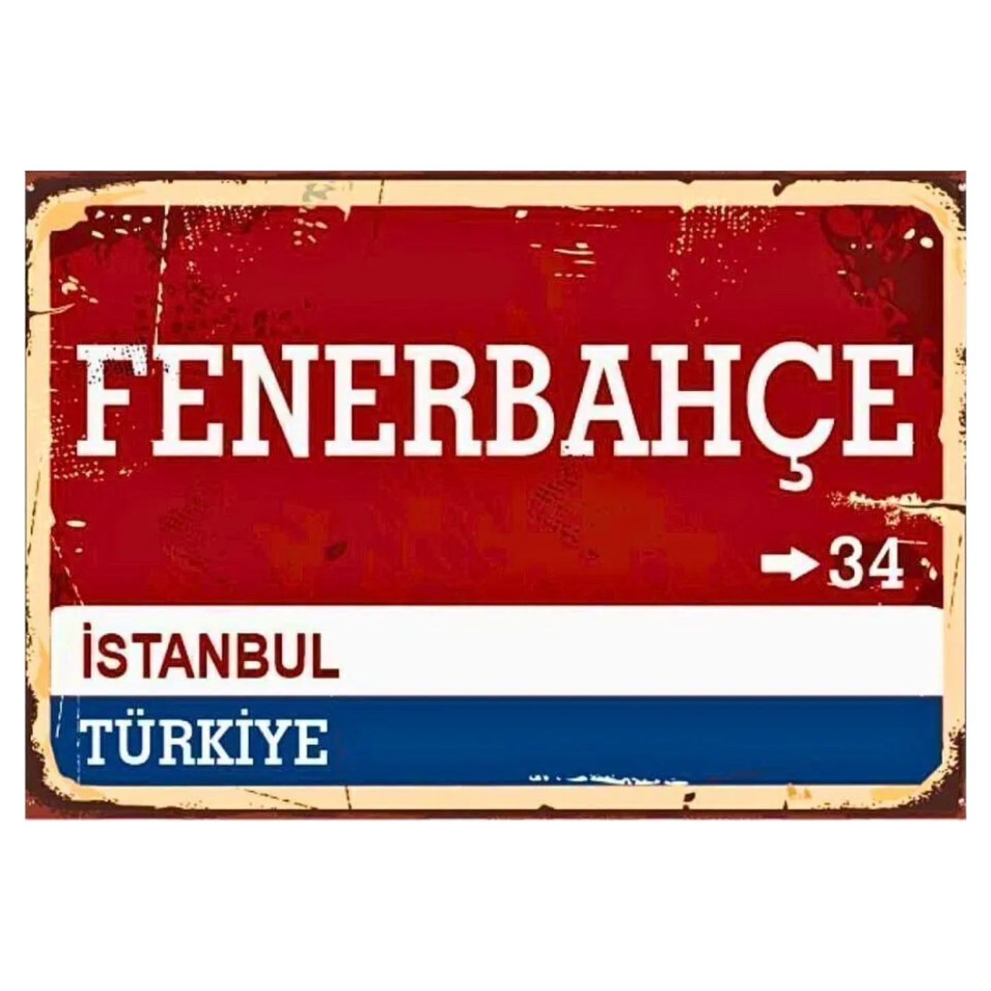 Fenerbahce Wandbild Set 6-Teilig Fan-Edition