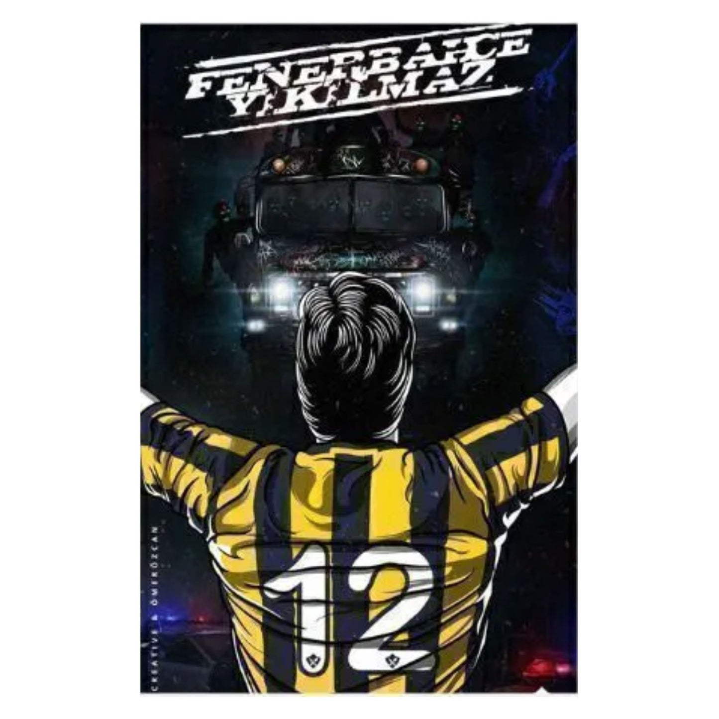 Fenerbahce Wandbild Set 6-Teilig Fan-Edition