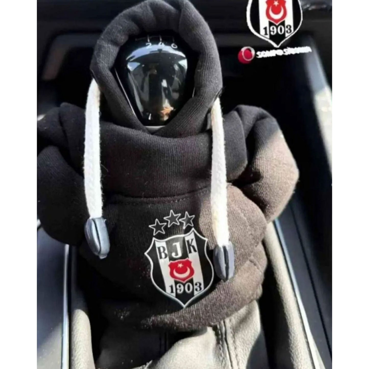 Mini Hoodie / Pullover für Schaltknüppel Fahrzeug Besiktas-Edition
