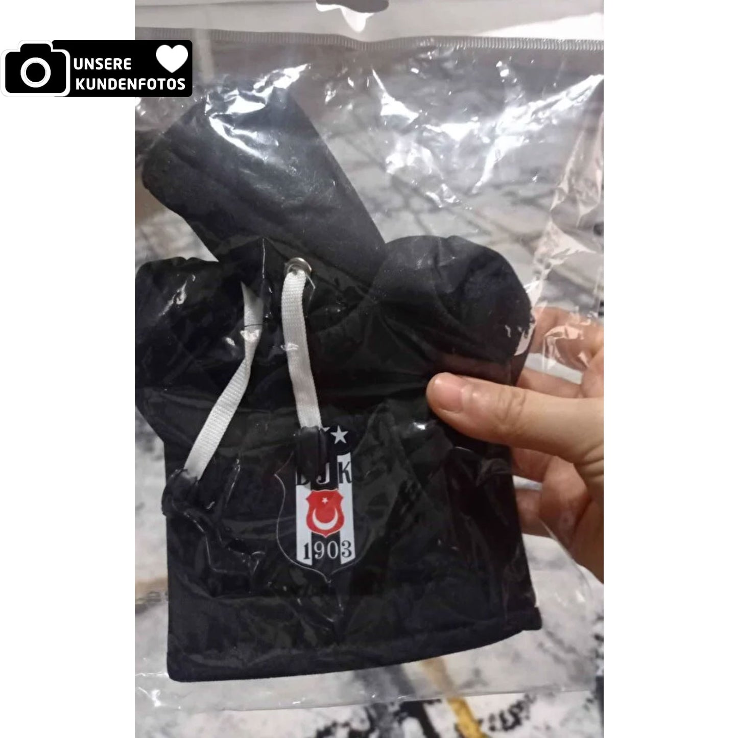 Mini Hoodie / Pullover für Schaltknüppel Fahrzeug Besiktas-Edition