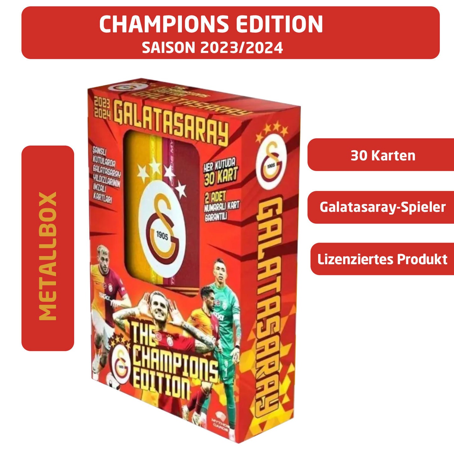 Galatasaray 2023/2024 Champions Edition Sammelkarten