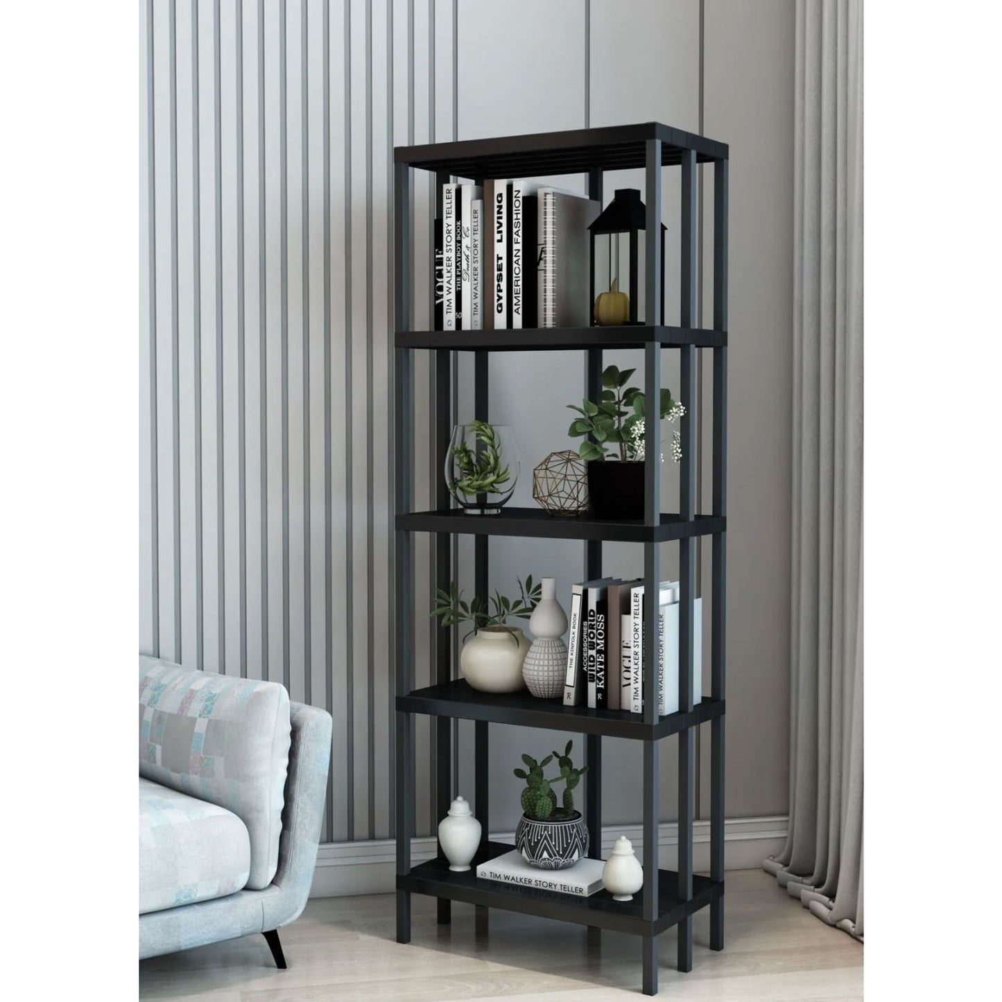 XL Stehregal Kunststoff Stecksystem 153,50 cm