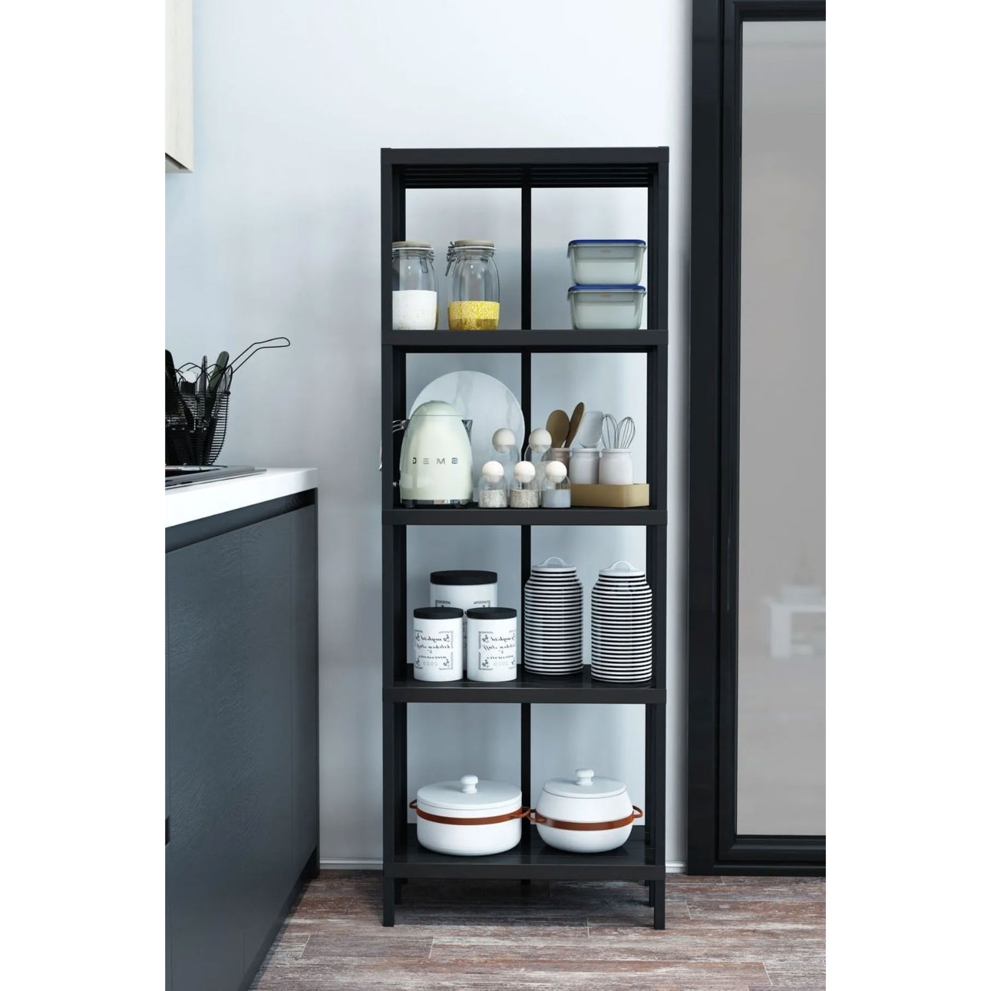 XL Stehregal Kunststoff Stecksystem 153,50 cm