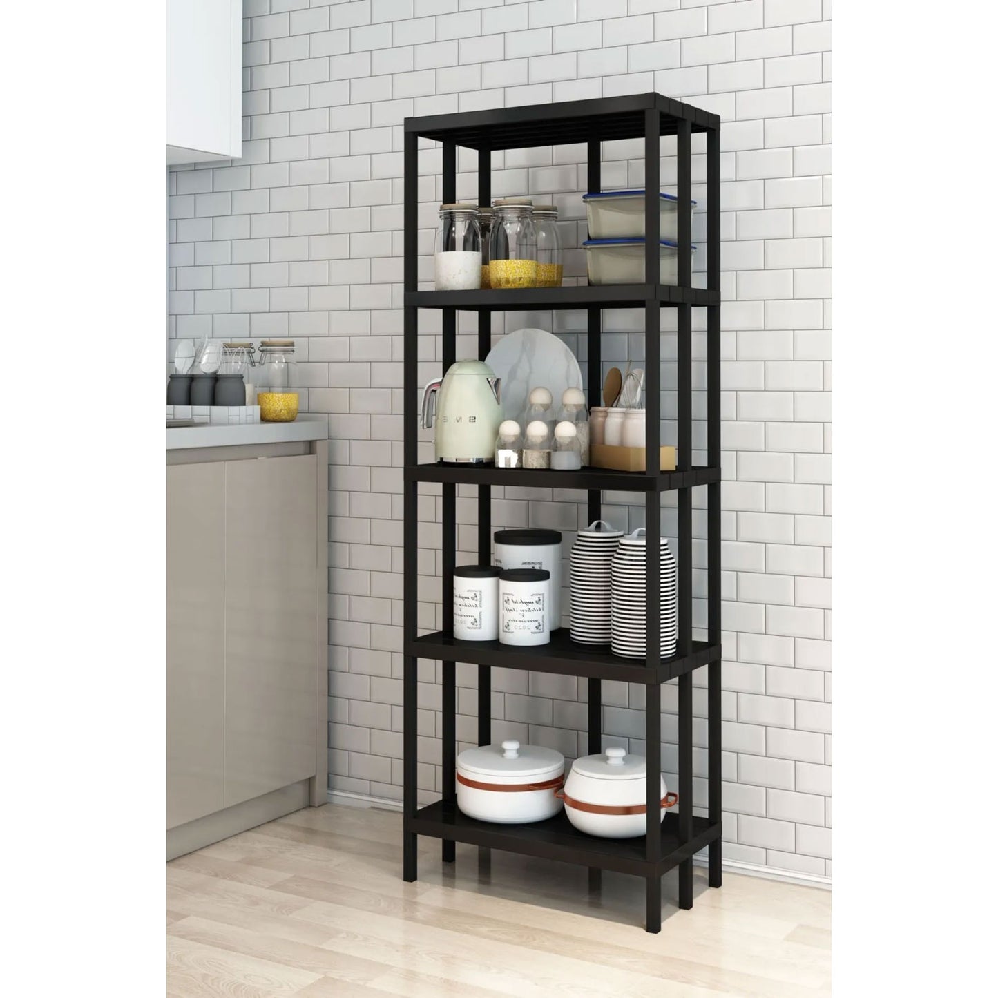 XL Stehregal Kunststoff Stecksystem 153,50 cm