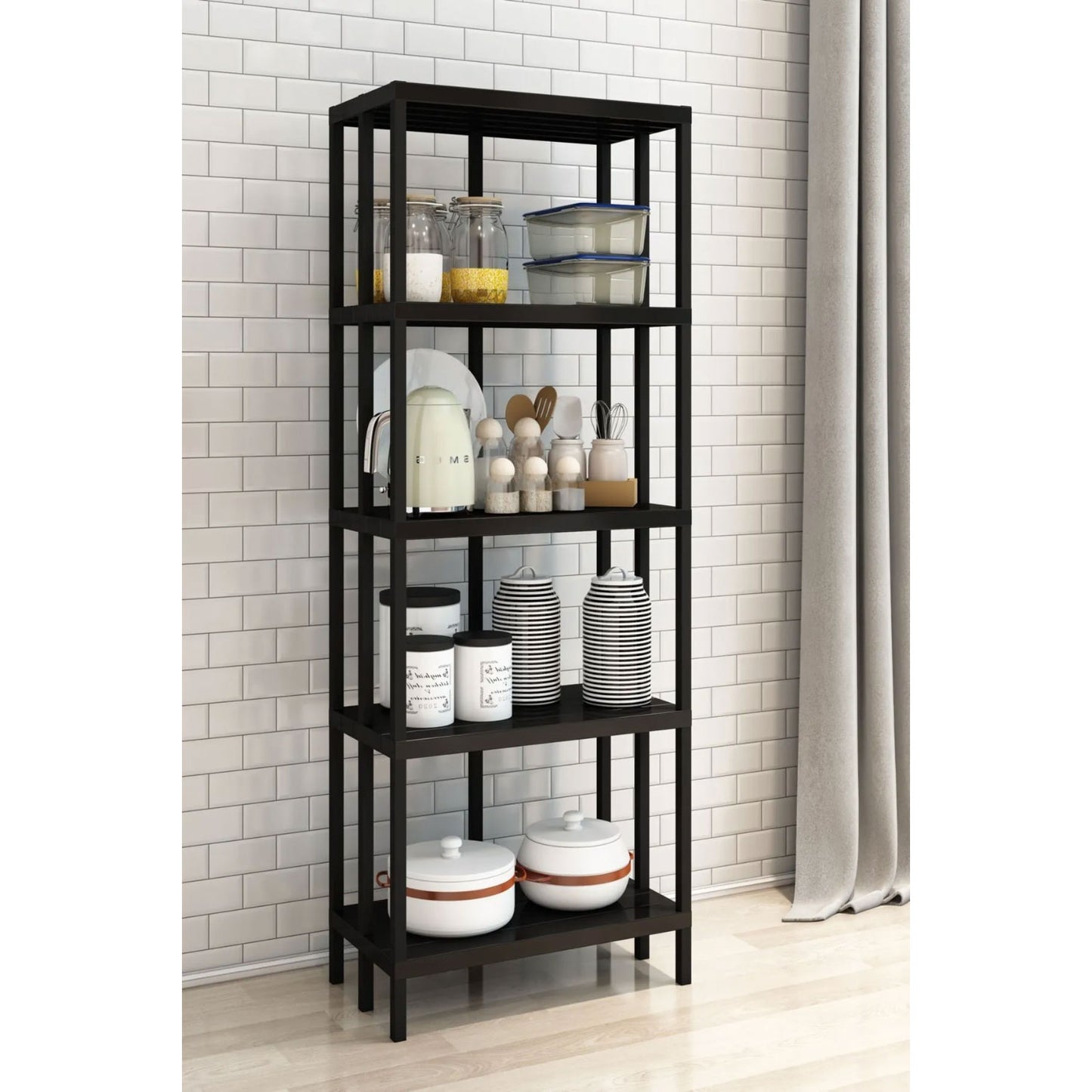 XL Stehregal Kunststoff Stecksystem 153,50 cm