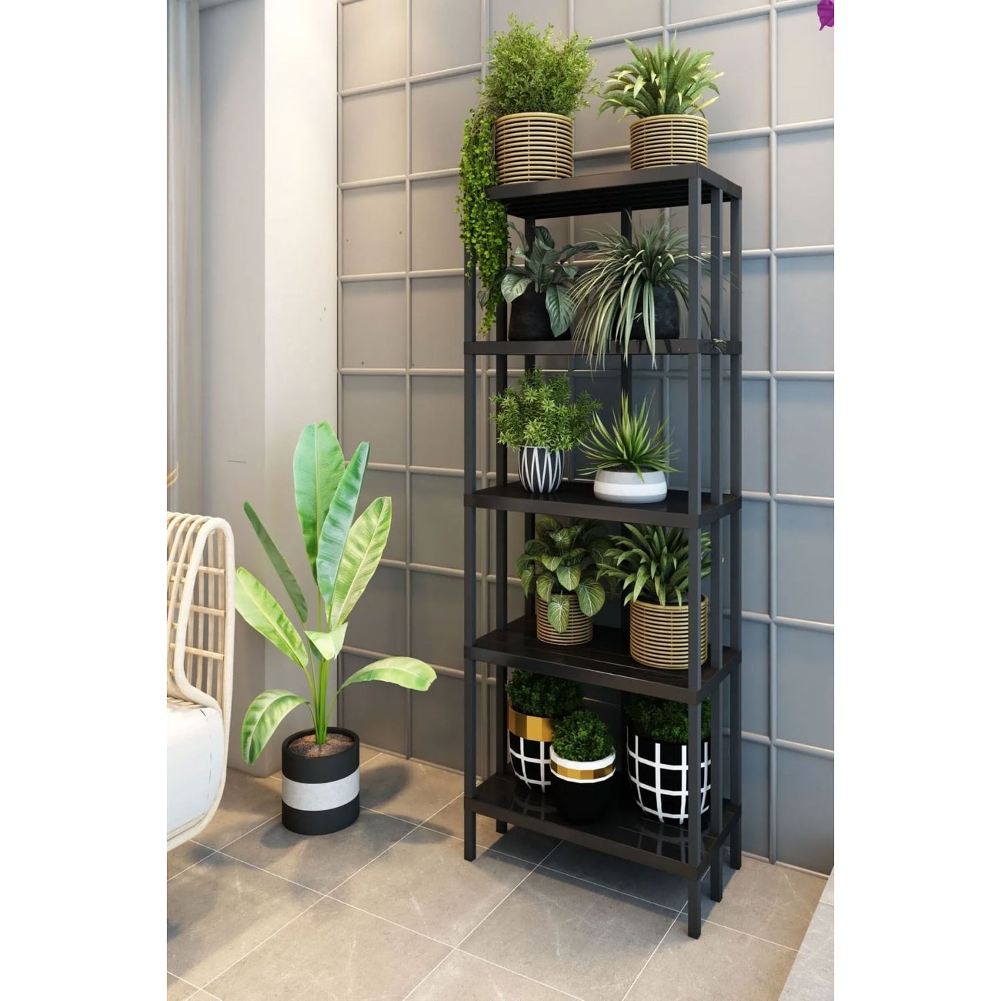 XL Stehregal Kunststoff Stecksystem 153,50 cm