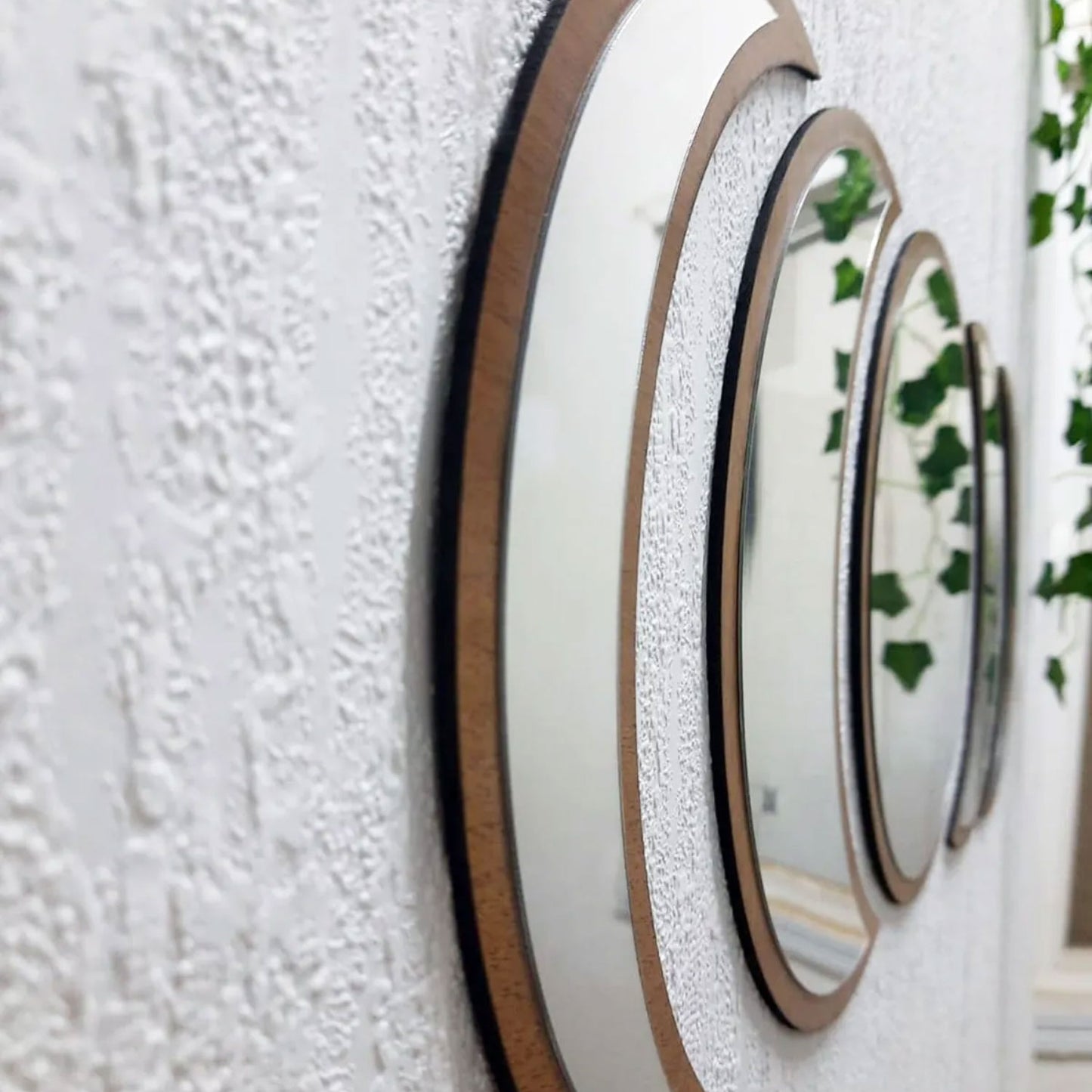 Wandspiegel 5-Teilig Mond Design