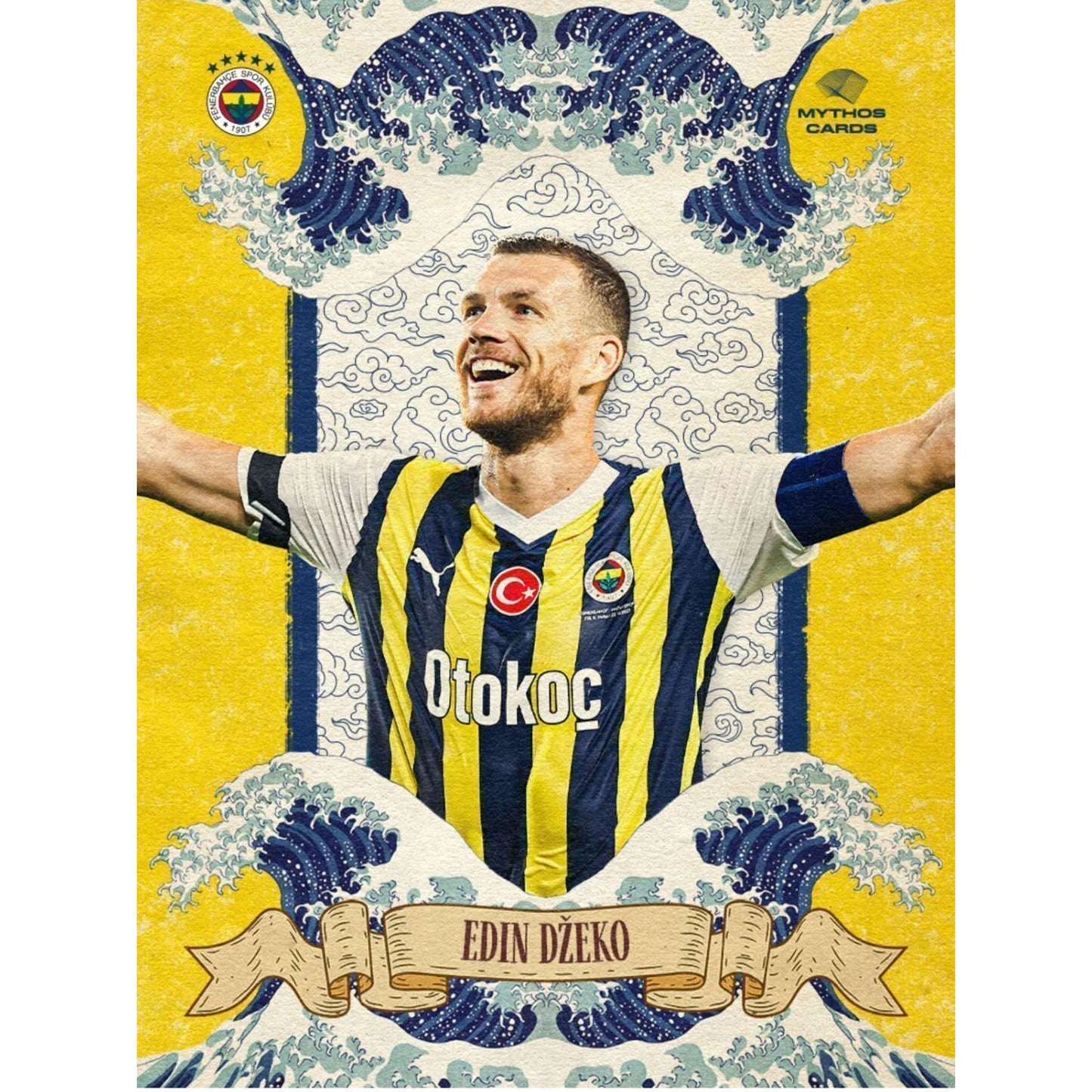 Sammelkarte Lizenziert Edition Fenerbahce 1907 FB 23/24 Spielkarten Spielerkarten