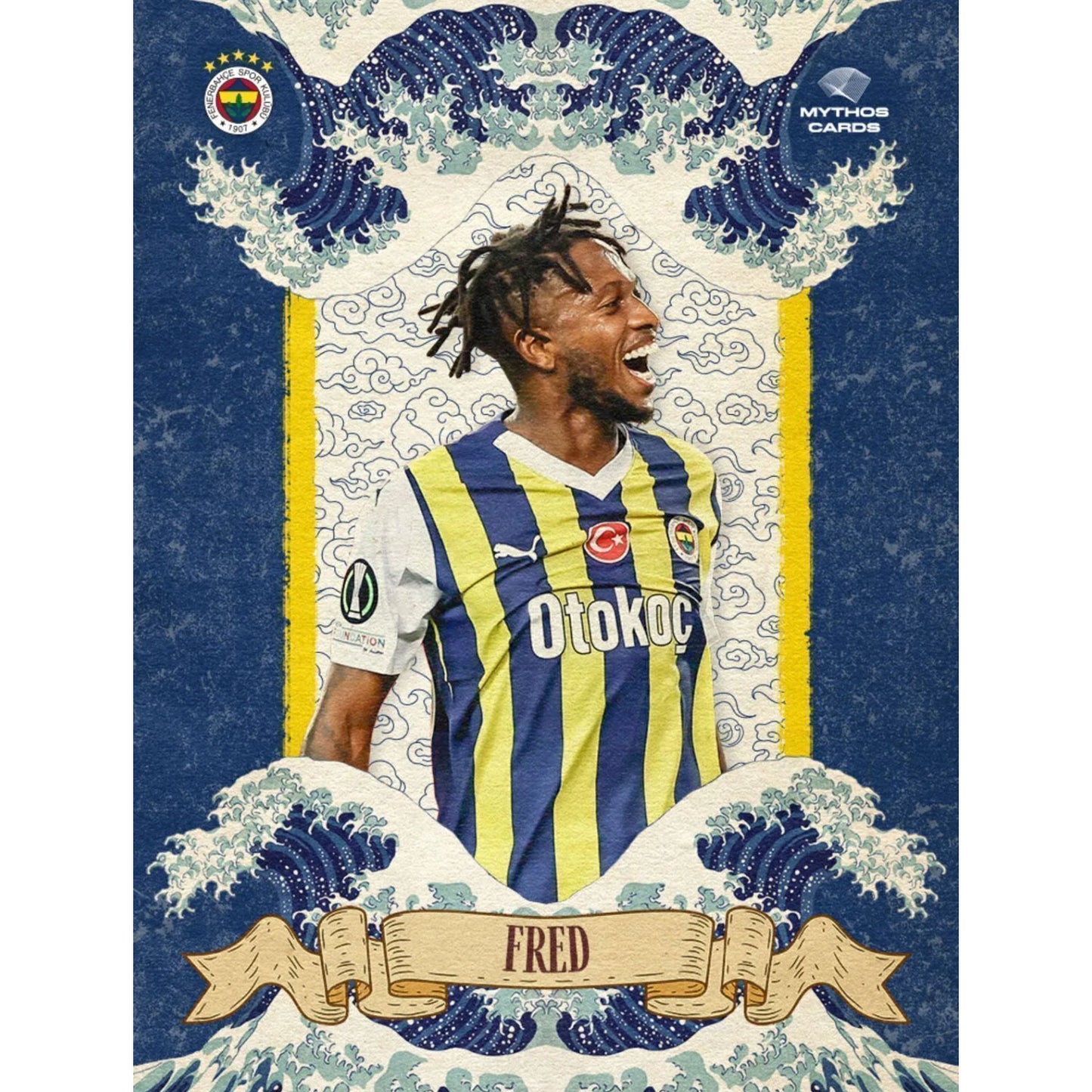Sammelkarte Lizenziert Edition Fenerbahce 1907 FB 23/24 Spielkarten Spielerkarten