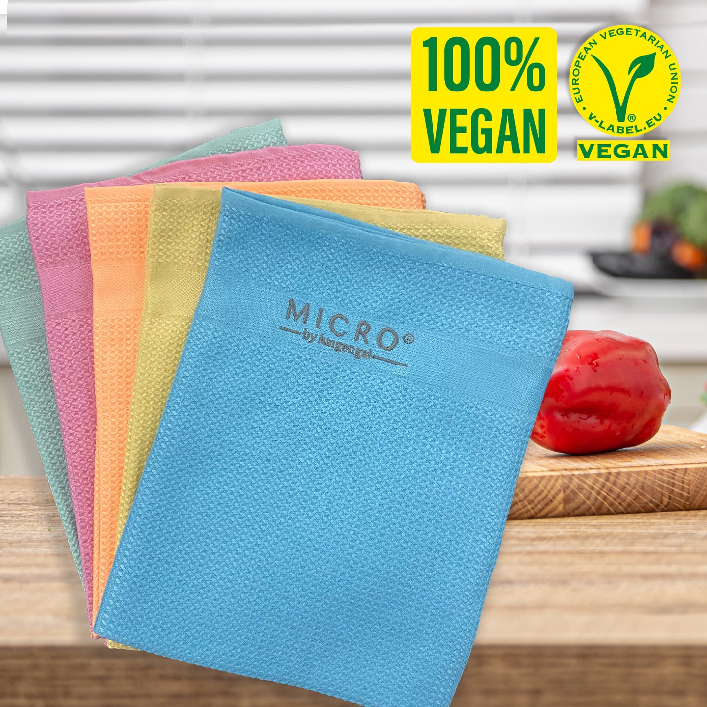 Micro by Jungengel Premium 5’er Reinigungstücher 100% Vegan